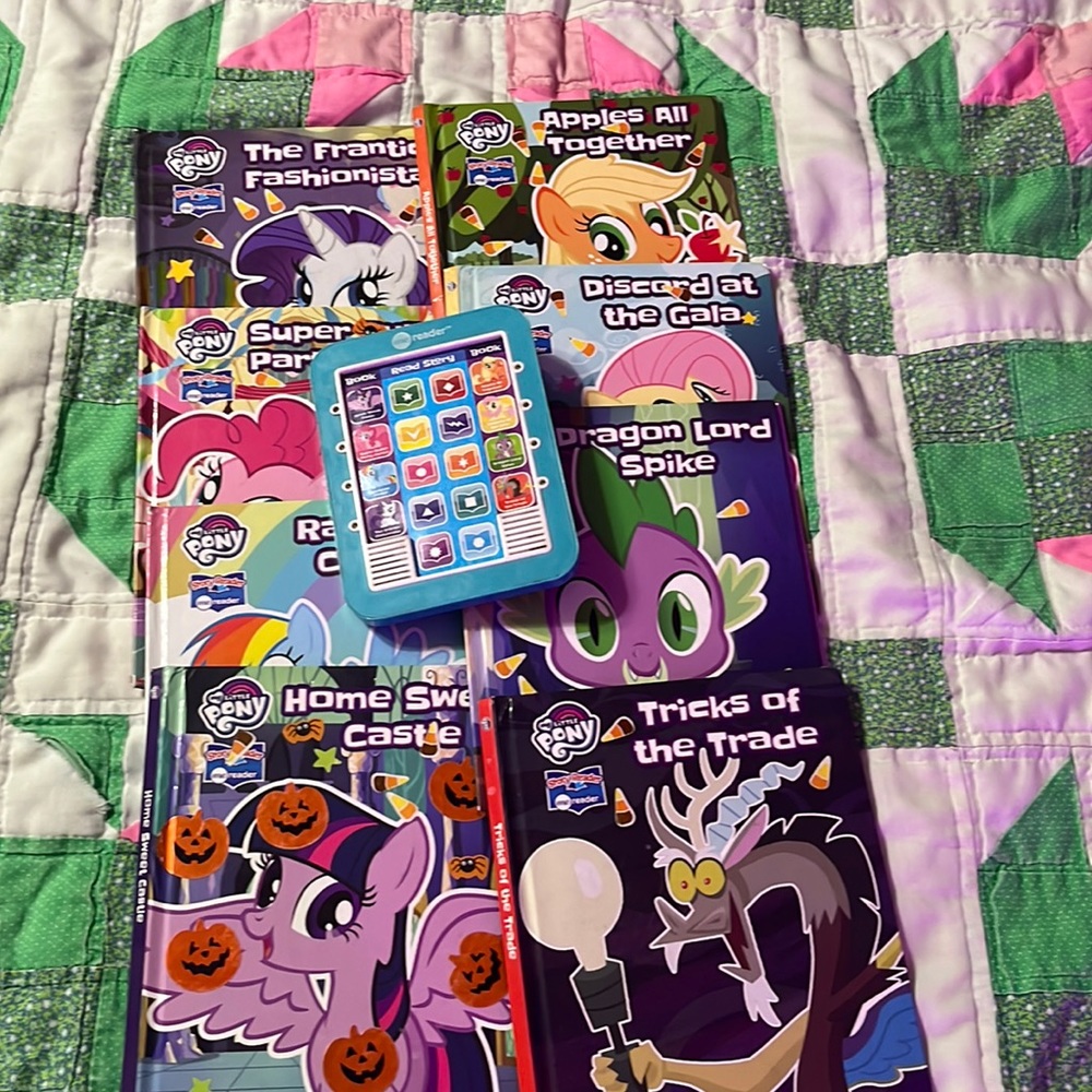 Children's books and electronic book reader